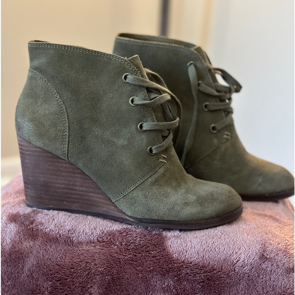 Lucky Brand wedge booties